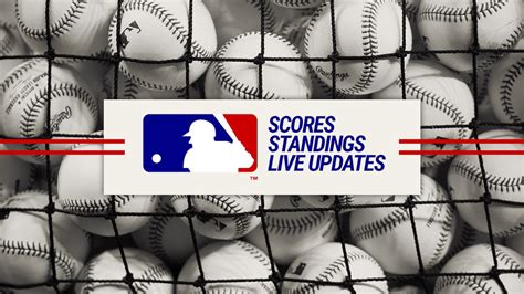 mlb scores and standings today live